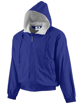 Augusta Sportswear 3280 - Campera de tafetán con capucha/forro polar