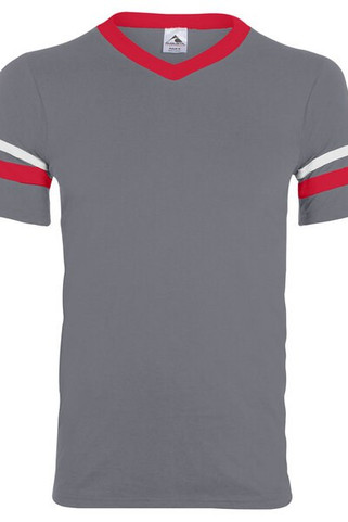 Augusta Sportswear 360 - Remera jersey con mangas con rayas