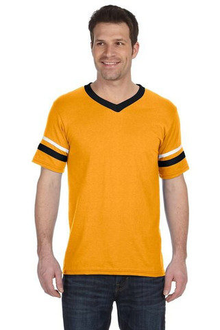 Augusta Sportswear 360 - Remera jersey con mangas con rayas
