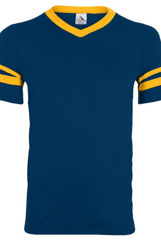 Augusta Sportswear 360 - Remera jersey con mangas con rayas