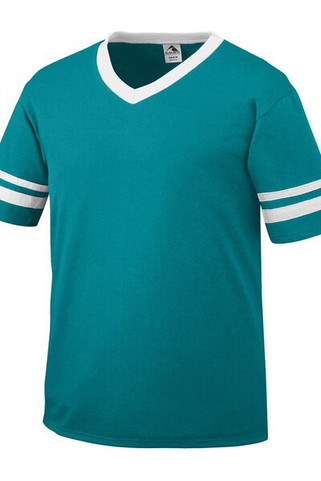 Augusta Sportswear 360 - Remera jersey con mangas con rayas