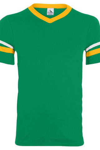 Augusta Sportswear 360 - Remera jersey con mangas con rayas