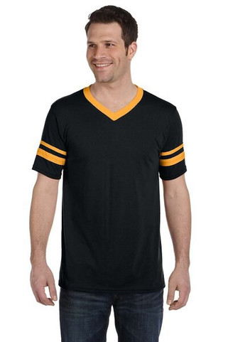 Augusta Sportswear 360 - Remera jersey con mangas con rayas