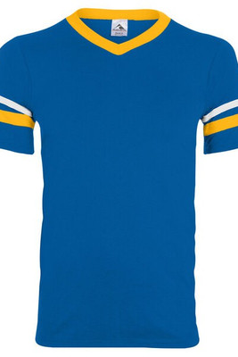 Augusta Sportswear 360 - Remera jersey con mangas con rayas