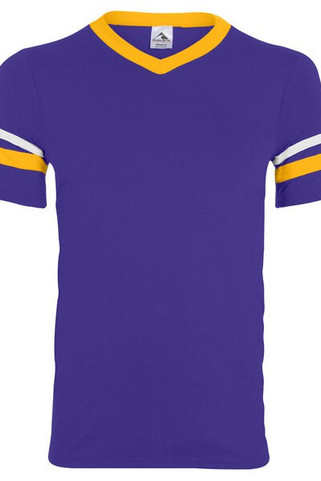 Augusta Sportswear 360 - Remera jersey con mangas con rayas