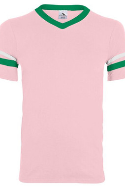 Augusta Sportswear 360 - Remera jersey con mangas con rayas
