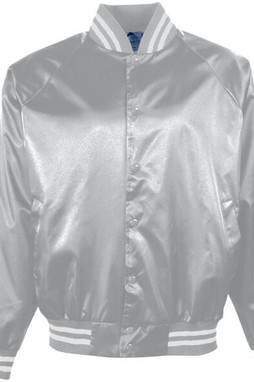 Augusta Sportswear 3610 - Satin Baseball Jacket/Striped Trim