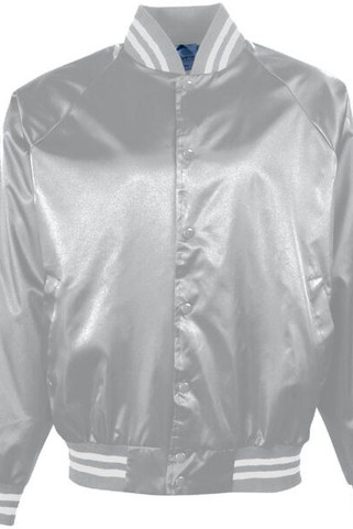 Augusta Sportswear 3610 - Satin Baseball Jacket/Striped Trim