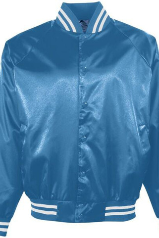 Augusta Sportswear 3610 - Satin Baseball Jacket/Striped Trim