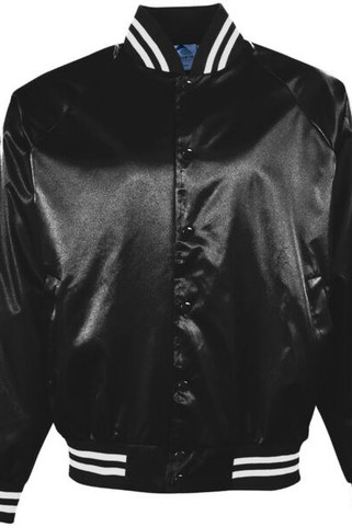 Augusta Sportswear 3610 - Satin Baseball Jacket/Striped Trim