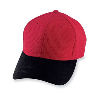 Augusta Sportswear 6235 - Gorra Deportiva de Malla con Visera Curva