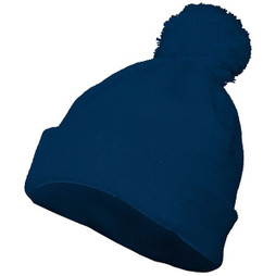 Augusta Sportswear 6816 - Cozy Knit Pom Pom Beanie with Foldover Cuff