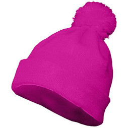 Augusta Sportswear 6816 - Cozy Knit Pom Pom Beanie with Foldover Cuff