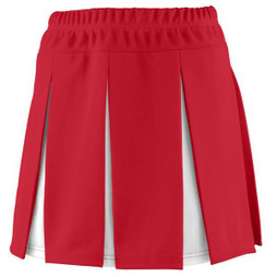 Augusta Sportswear 9116 - Girls Stylish Pleated Skirt with Elastic Waistband