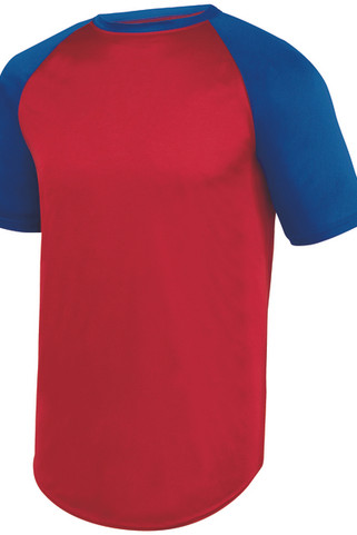 Augusta Sportswear 1509 - Youth Wicking Short Sleeve Baseball Jersey