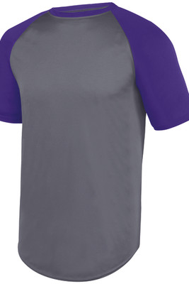 Augusta Sportswear 1509 - Youth Wicking Short Sleeve Baseball Jersey