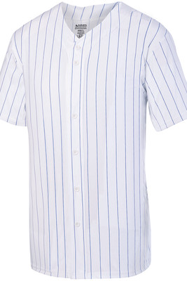 Augusta Sportswear 1685 - Pinstripe Full Button Baseball Jersey