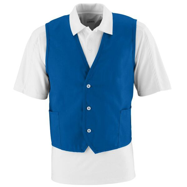Augusta Sportswear 2145 - Classic Twill Button-Front Utility Vest