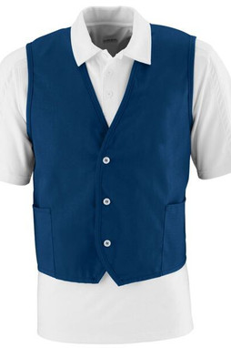 Augusta Sportswear 2145 - Classic Twill Button-Front Utility Vest