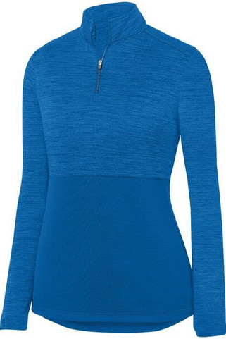 Augusta Sportswear 2909 - Pullover Tonal Heather Sombreado 1/4 de cierre para mujeres