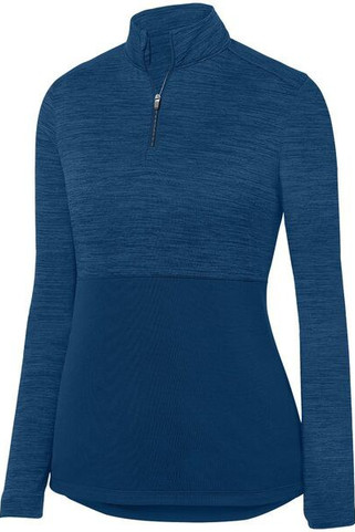 Augusta Sportswear 2909 - Pullover Tonal Heather Sombreado 1/4 de cierre para mujeres