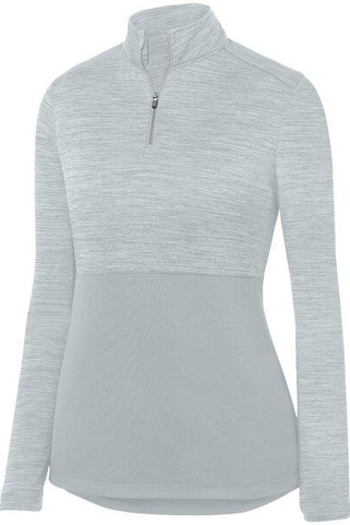 Augusta Sportswear 2909 - Pullover Tonal Heather Sombreado 1/4 de cierre para mujeres