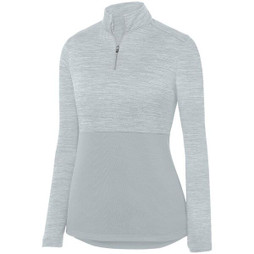 Augusta Sportswear 2909 - Pullover Tonal Heather Sombreado 1/4 de cierre para mujeres