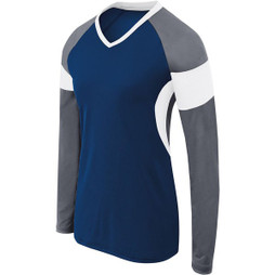 HighFive 342143 - Girls Long Sleeve Raptor Jersey