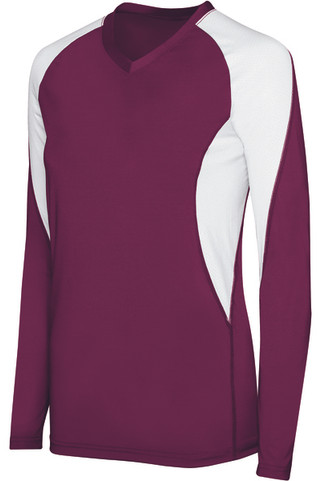 HighFive 342182 - Ladies Long Sleeve Court Jersey