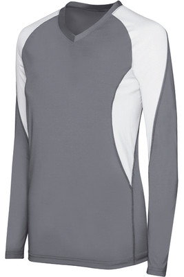 HighFive 342183 - Girls Long Sleeve Court Jersey