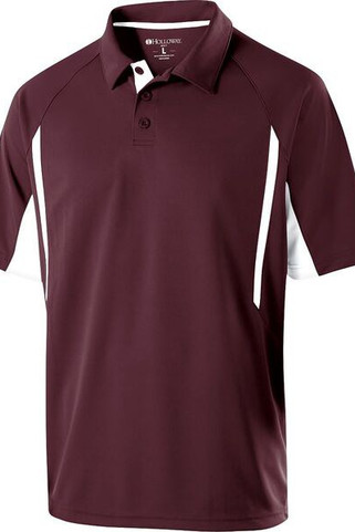 Holloway 222530 - Performance Stripe Polo with Moisture-Wicking Technology