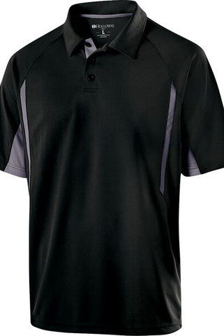 Holloway 222530 - Performance Stripe Polo with Moisture-Wicking Technology