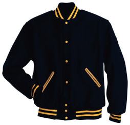 Holloway 224182 - Chaqueta Clásica de Lana y Cuero de Alta Calidad