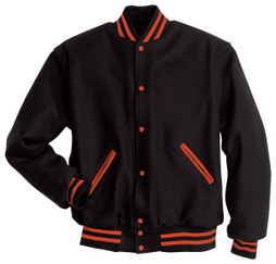 Holloway 224182 - Classic Wool and Leather Varsity Jacket