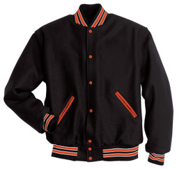 Holloway 224182 - Classic Wool and Leather Varsity Jacket