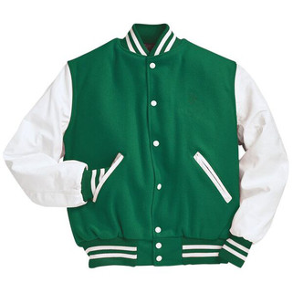 Holloway 224183 - Premium Wool and Leather Varsity Jacket