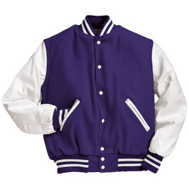 Holloway 224183 - Premium Wool and Leather Varsity Jacket