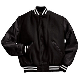 Holloway 224183 - Premium Wool and Leather Varsity Jacket