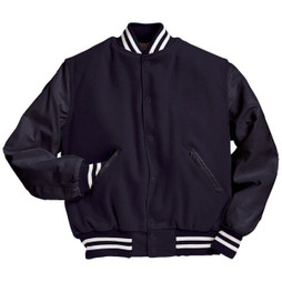 Holloway 224183 - Premium Wool and Leather Varsity Jacket