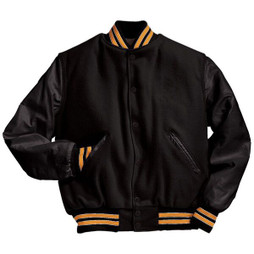 Holloway 224183 - Premium Wool and Leather Varsity Jacket