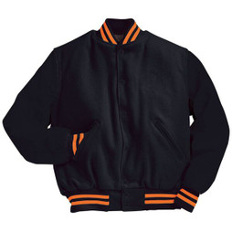 Holloway 224183 - Premium Wool and Leather Varsity Jacket
