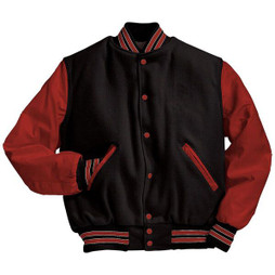 Holloway 224183 - Premium Wool and Leather Varsity Jacket