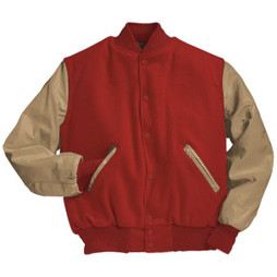 Holloway 224183 - Premium Wool and Leather Varsity Jacket