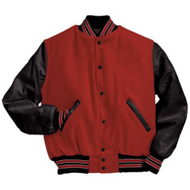 Holloway 224183 - Premium Wool and Leather Varsity Jacket