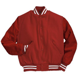 Holloway 224183 - Premium Wool and Leather Varsity Jacket