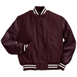 Holloway 224183 - Premium Wool and Leather Varsity Jacket