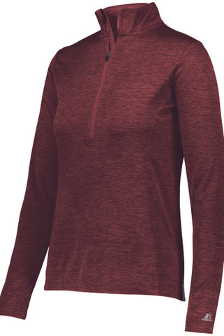 Russell QZ7EAX - Ladies Dri Power Lightweight 1/4 Zip Pullover