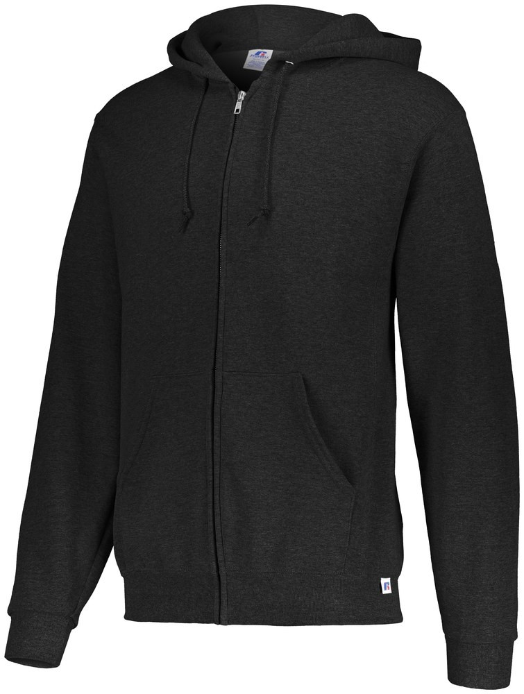Russell 697HBM - Dri Power Fleece Full Zip Hoodie - Black