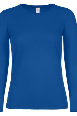 B&C BC06T - Tricou clasic cu mânecă lungă din bumbac pentru femei