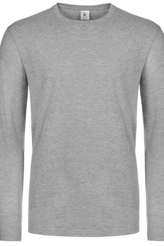 B&C BC07T - Herren Langarmshirt aus 100% Baumwolle